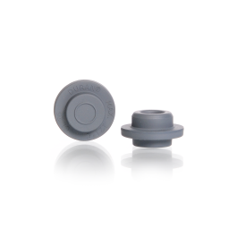 DURAN 292061301 Bromobutyl Rubber Stopper, for GL 25 Laboratory bottle, straight plug, natural rubber, grey, Case of 10