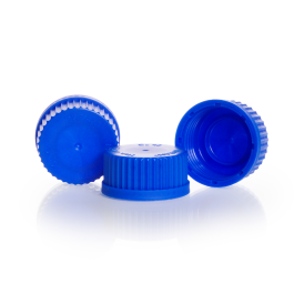 DURAN 292392809 Original GL 45 Laboratory Bottle Screw Cap, with lip seal, PP, blue