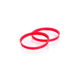 DURAN 292442802 GL 45 High Temperature Pouring Ring, ETFE, red, Pack of 10