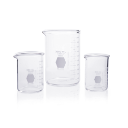 Kimble 14005-4000 KIMAX Heavy Duty Beaker, low form, 4000 mL, Case of 4