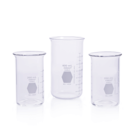 Kimble 14020-1000 KIMAX Berzelius Beaker, tall form, without spout, 1000 mL, Case of 6