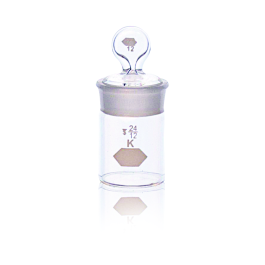 Kimble 15145-4080 KIMAX Tall Cylindrical Weighing Bottles, 106 mm, Case of 12