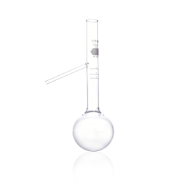 Kimble 26016-125 KIMAX Engler Distillation Flask, 125 mL (3 Lines), Case of 24