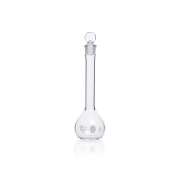Kimble 28014W-50 KIMAX Volumetric Flask, Class A, Wide-Mouth, with Pennyhead Glass, 50 mL, Case of 6
