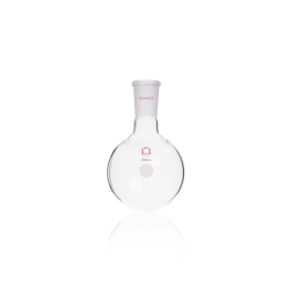 Kimble 601000-0124 KONTES Single Neck Heavy Wall Round Bottom Flask, 24/40, 50 mL