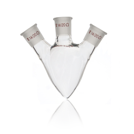 Kimble 295740-0050 KONTES Pear Shaped Three Neck Heavy Wall Distilling Flask