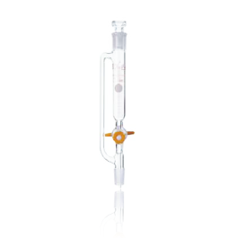 Kimble 299280-0010 KONTES Graduated Addition Funnel With Stopper and PTFE Stopcock, 10 mL