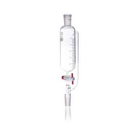 Kimble 299281-0010 KONTES Graduated Addition Funnel Without Stopper and With PTFE Stopcock, 10 mL