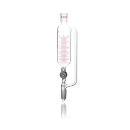 Kimble 634500-0050 KONTES Graduated Addition Funnel Without Stopper and With Glass Stopcock, 50 mL