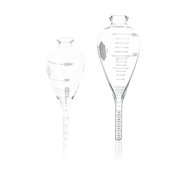 Kimble 45244-100 Pear-Shaped Centrifuge Tube 100 mL, Case of 12