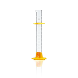 Kimble 50015-25 ValueWare Graduated Cylinder, with White Scale and Base, 25 mL, Case of 10