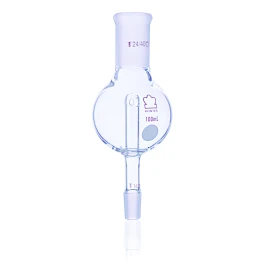 Kimble 570260-0124 KONTES Bottom Vapor Tube Trap, 100 mL, 24/40, Square Bead