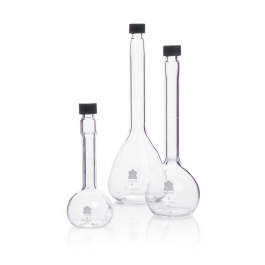 Kimble 621600-0100 KONTES Volumetric Flask, Class A, with Screw Cap, 100 mL