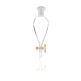 Kimble 636040-2000 KONTES Short Stem Separatory Funnel, 2000 mL