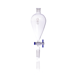 Kimble 636281-2000 KONTES Squibb Pear Shaped Separatory Funnel, Without Stopper, 2000 mL