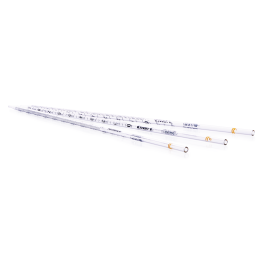 Kimble 72120-1110 Non-Sterile Disposable Glass Serological Pipette, Red, 1 mL, Case of 1,000