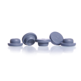 Kimble 73811-21 Gray Chlorobutyl Straight-Sided Stoppers, 20 mm, Case of 1,000