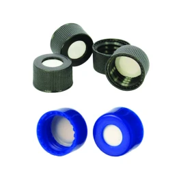 Kimble 73814BK-13425 Polypropylene Screw Thread Caps, 13-425, Case of 1,000