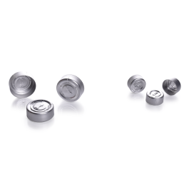 Kimble 73821-13 Tear-Off Unlined Aluminum Seals, 13 mm, Natural, Tear off, Case of 1,000