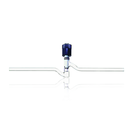 Kimble 826505-0008 HI-VAC Straight Valve, with CTFE Plug and Tip O-Ring, Bore Range 0-8 mm