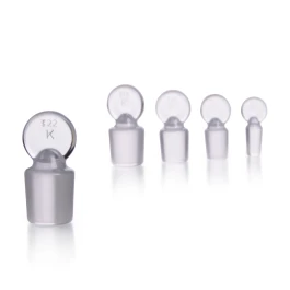Kimble 850100-0019 Glass Pennyhead Stopper, Size 19