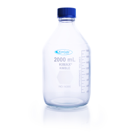 Kimble KC14395-10000 KIMCOTE GL 45 Media Bottle, 10000 mL