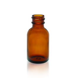 Wheaton 219371 10mL Amber Screw Neck Diagnostic Bottle, Case of 480