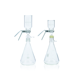 Wheaton 419360 47mm Filtration Assembly No 8 Stopper With Stainless Steel Support, 300mL Funnel