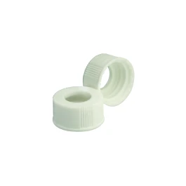Wheaton 240716-02 Screw Cap for Screw Neck Diagnostic Bottle, White, Open-Top, 20-400, Case of 300