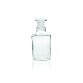 Wheaton W211754 Glass Dropping bottle With glass stopper, Amber, 50 mL, Case of 6