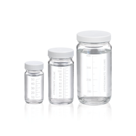 Wheaton W217973 VALUMETRIC Graduated Bottle, 16oz, Rubber Lined, Case of 24