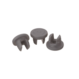Wheaton W224100-093 Rubber Stopper, 2-Leg Lyophilization, 13 mm, Durometer: 50, Case of 1,000