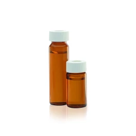 Wheaton W224612 LAB FILE Environmental Analysis Vial, Amber Vial, 20 mL, Case of 72