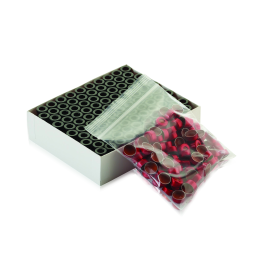 Wheaton W225172-0103 12X32 Amb Vial W/11Mm Red Seal Ptfe/Rub, Case of 100