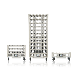 Wheaton WRBPR5010-A R2P 2.0 Roller Rack Apparatus, Bottom Drive Production Spacing, 5 Bottle Positions