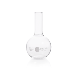 Kimble 25000-500 KIMAX Florence Flask, with flat bottom, 500 mL, Case of 6