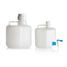 DWK Life Sciences BNH10B AZLON Carboy, heavy duty, HDPE, 10L