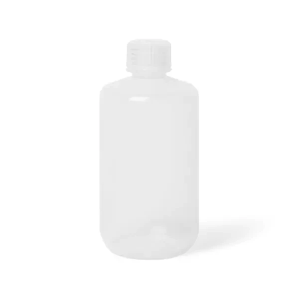 NEST 334403-NS 1000 mL Narrow Mouth Round Storage Bottle, Polypropylene (PP), Natural, Non-Sterile, Leakproof Linerless