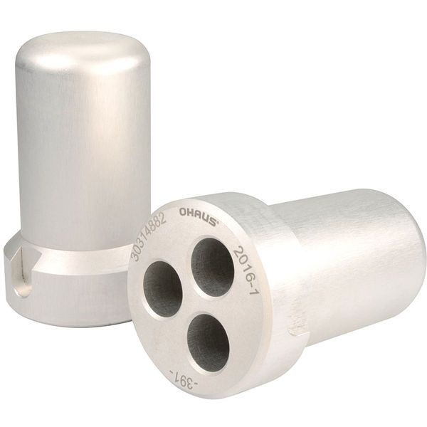 OHAUS 30314882 Centrifuge Bucket for 3 x 15 mL FA Tubes, 17 mm Diameter, with Rack, Pack of 2
