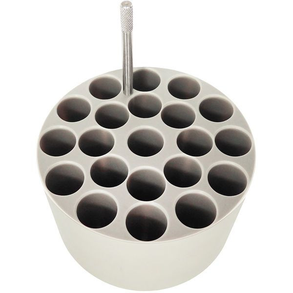 OHAUS 30553136 Centrifuge Rack for 21 x 10 mL Round-Bottom Tubes, 16 mm Diameter, Pack of 2