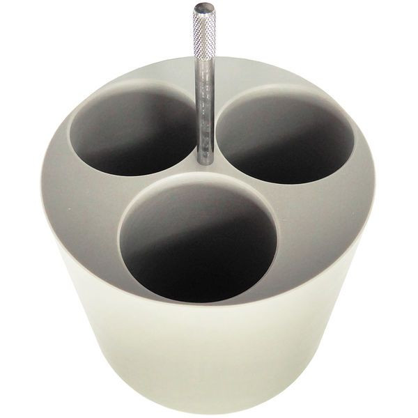 OHAUS 30553127 Centrifuge Rack for 3 x 100 mL Round-Bottom Bottles, 41 mm Diameter, Pack of 2