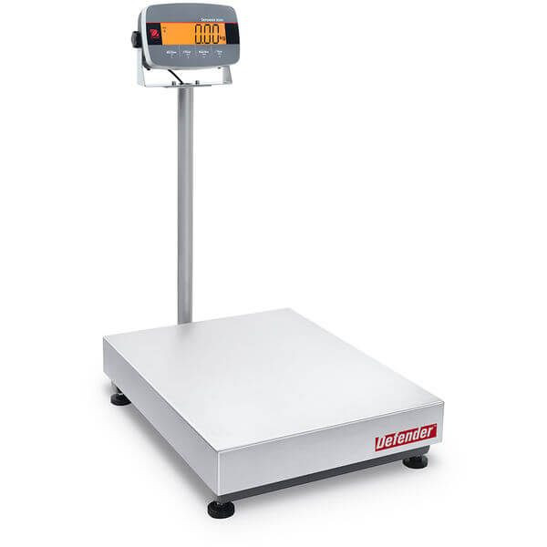OHAUS 30685194 Defender 3000 Bench Scale i-D33P300B1X2 AM, 600 lb x 0.1 lb, 25.6 x 19.7 in Platform
