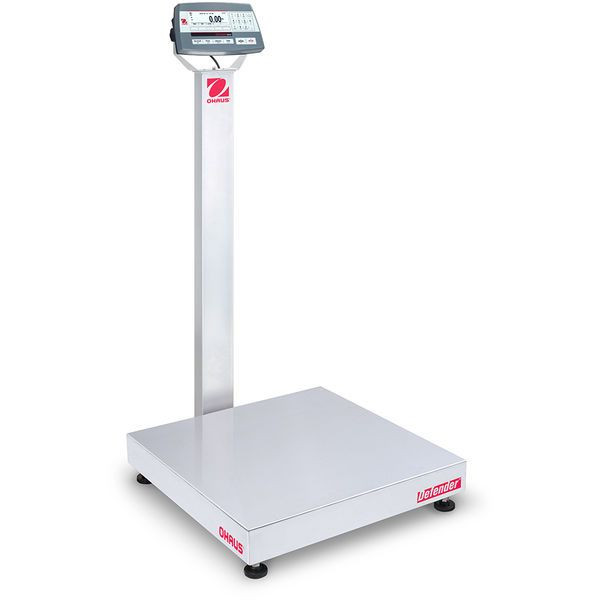 OHAUS 30461642 Defender 5000 Bench Scale D52P125RQV3, 250 lb x 0.01 lb, 24 x 24 in Platform