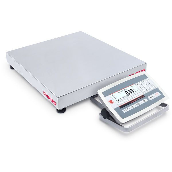 OHAUS 30467615 Defender 5000 Bench Scale D52XW125RQL5, 250 lb x 0.01 lb, 18 x 18 in Platform