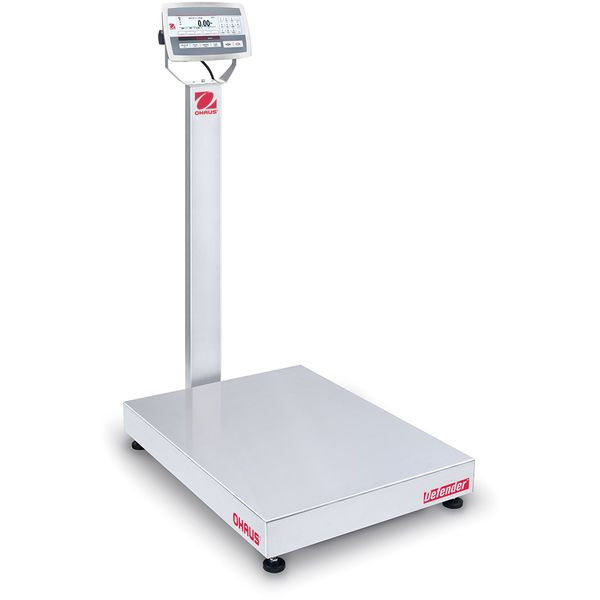 OHAUS 30461706 Defender 5000 Bench Scale D52XW500RTV3, 1,000 lb x 0.05 lb, 31.5 x 23.6 in Platform