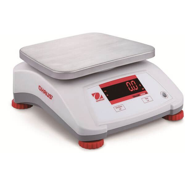 OHAUS 30035682 Valor 2000 Compact Food Scale V22PWE1501T AM, 3 lb x 0.0005 lb, Plastic Housing