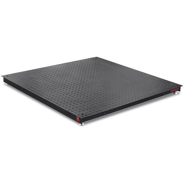 OHAUS 30716491 Defender 3000 Floor Platform i-DF2500B1R, 2,500 lb x 0.5 lb, 3 x 3 ft, Painted Steel, Base Only