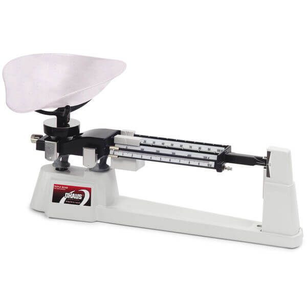 OHAUS 80000032 Triple Beam Balance 720-00, 610 g x 0.1 g, Polypropylene Scoop