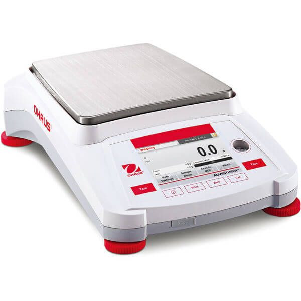 OHAUS 30805887 Adventurer High Capacity Balance AX12001/E, 12,000 g x 0.1 g, External Calibration