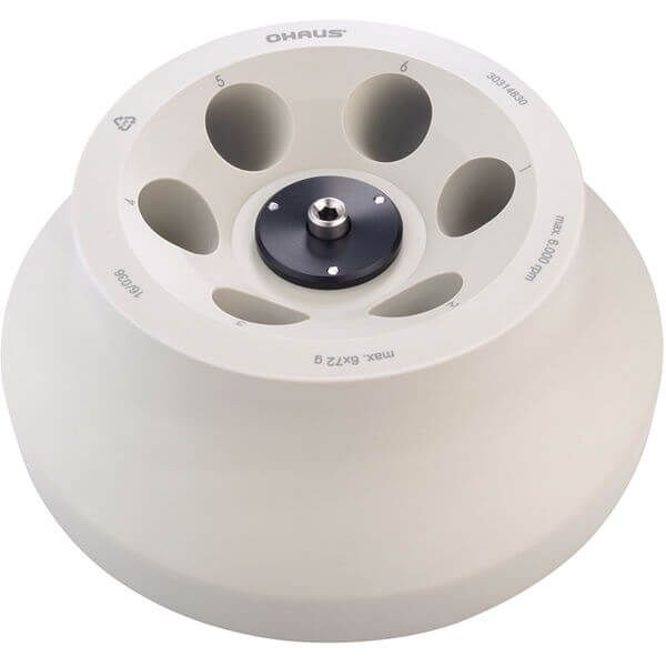 OHAUS 30314830 Frontier Angle Rotor 6 x 50 mL RB/FA, ID, 6,000 rpm, for Multi Pro Centrifuges